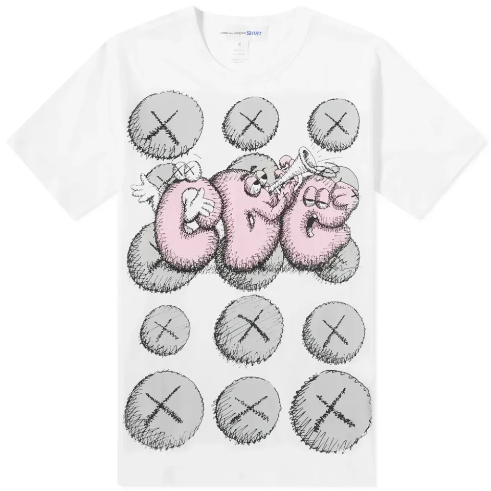 Comme des Garcons SHIRT x KAWS Print T-Shirt