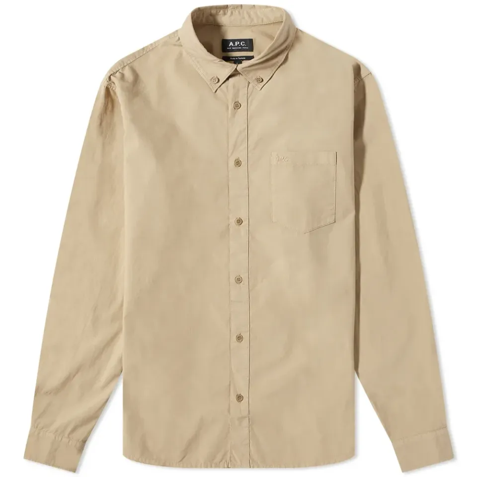 A.P.C. Edouard Button Down Logo Shirt