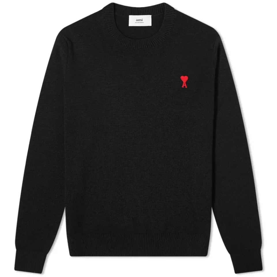 AMI Small Heart Crew Sweat