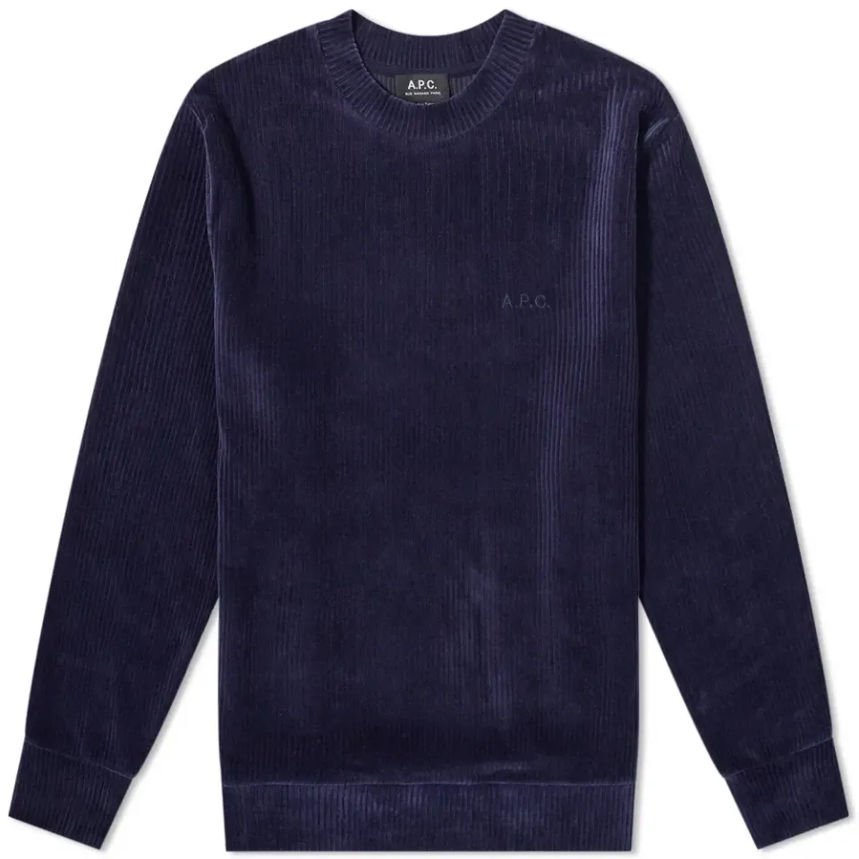 A.P.C. Remy Corduroy Crew Sweat