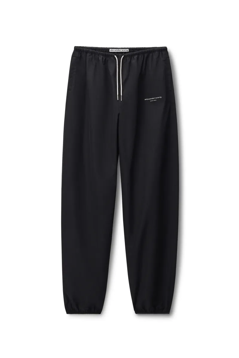 Mid-Rise Track Pant with Crystal Hotfix Drawcord