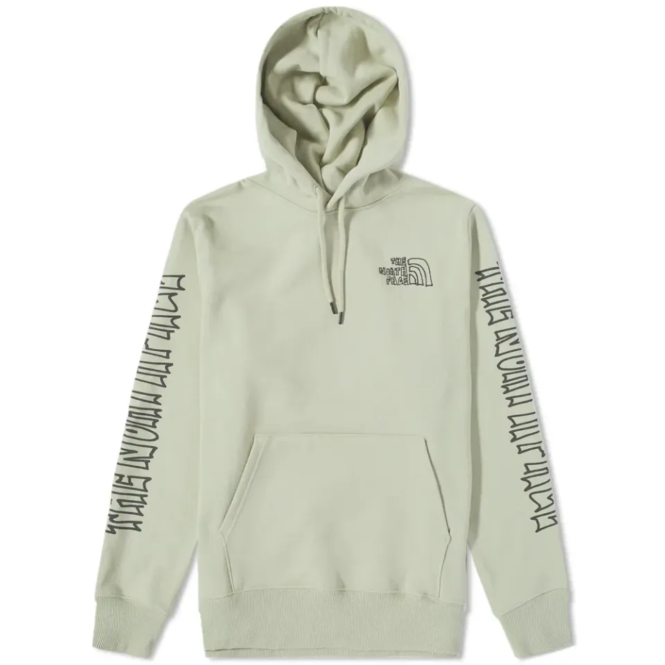 Printed Heavyweight Pullover Hoodie