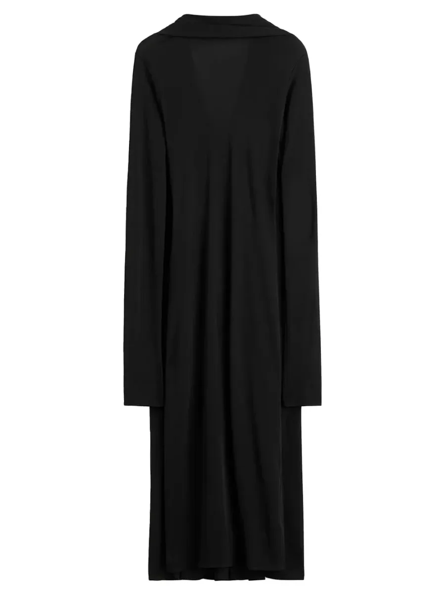 Cocoon Cape Dress Black