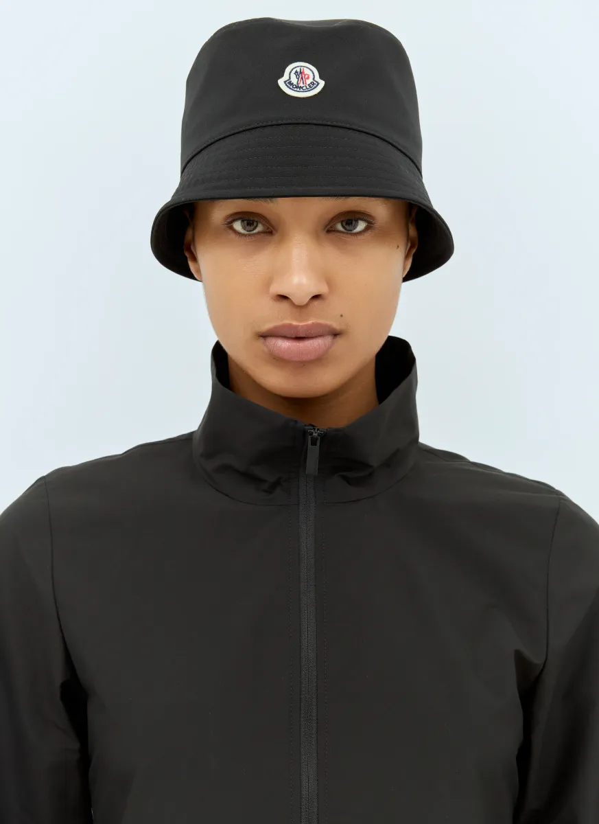 Logo Patch Bucket Hat