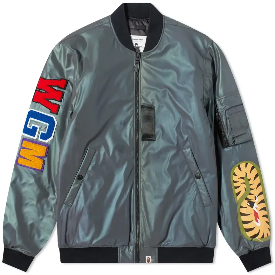 Aurora Shark Loose Fit MA-1 Jacket