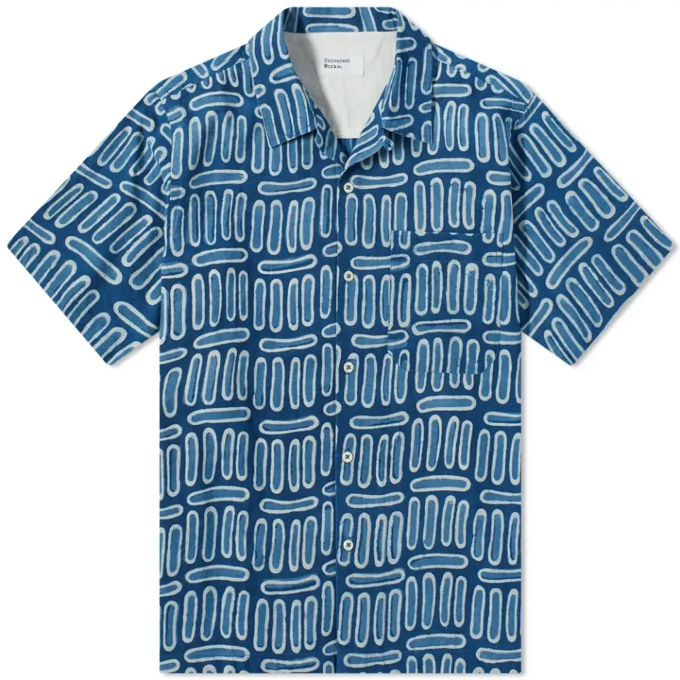 Hand Block Print Camp Shirt