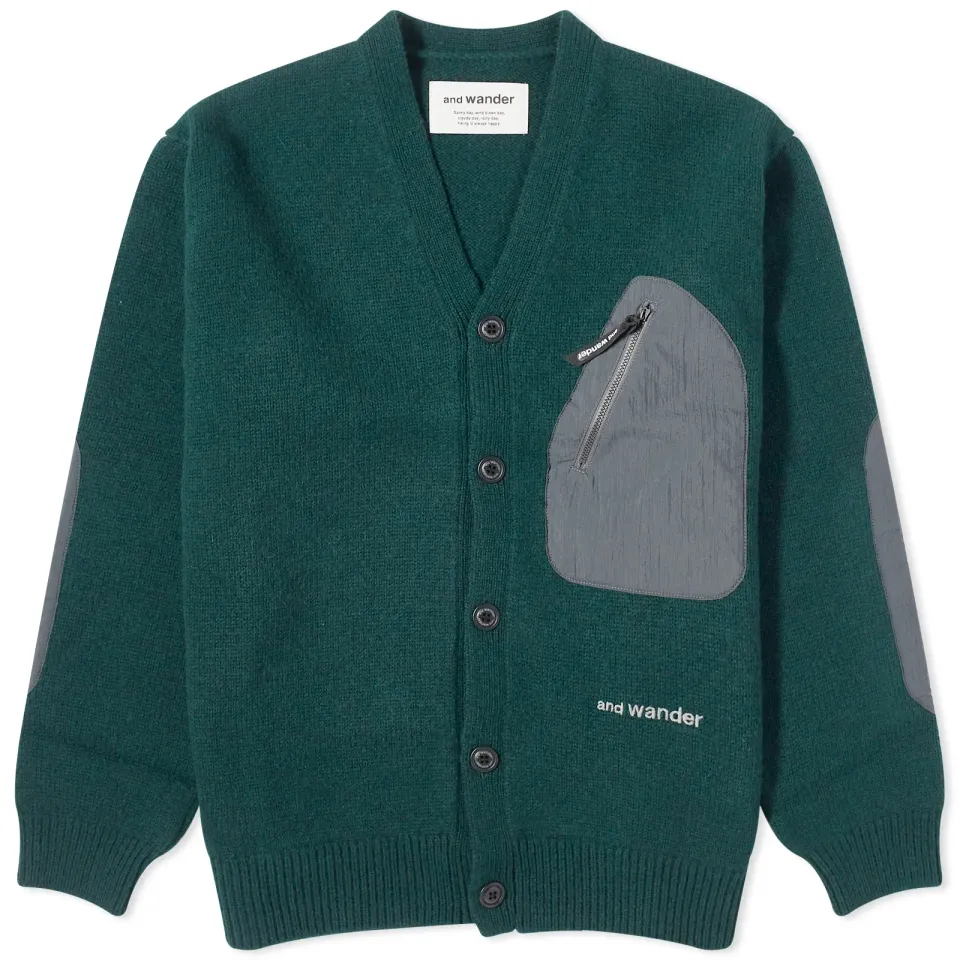 Shetland Wool Knit Cardigan