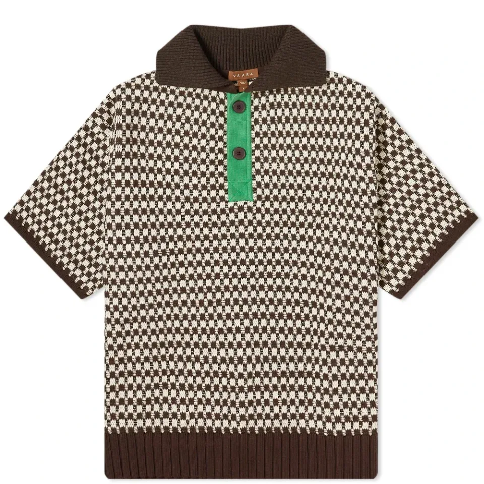 Knitted Polo Top