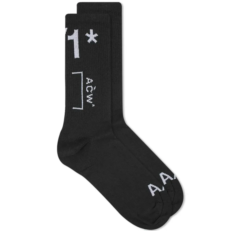 A-COLD-WALL* Jaquard Logo Sock
