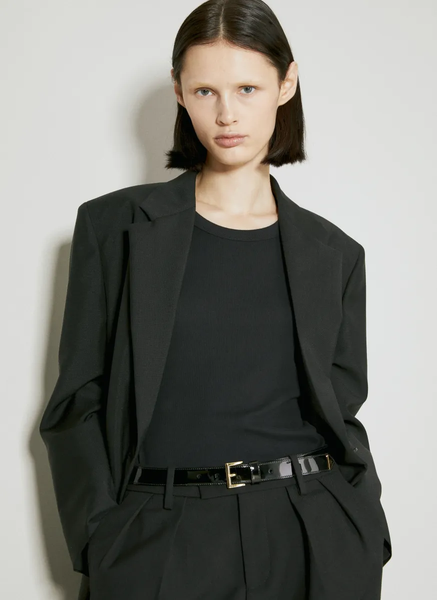 Patent Leather Belt