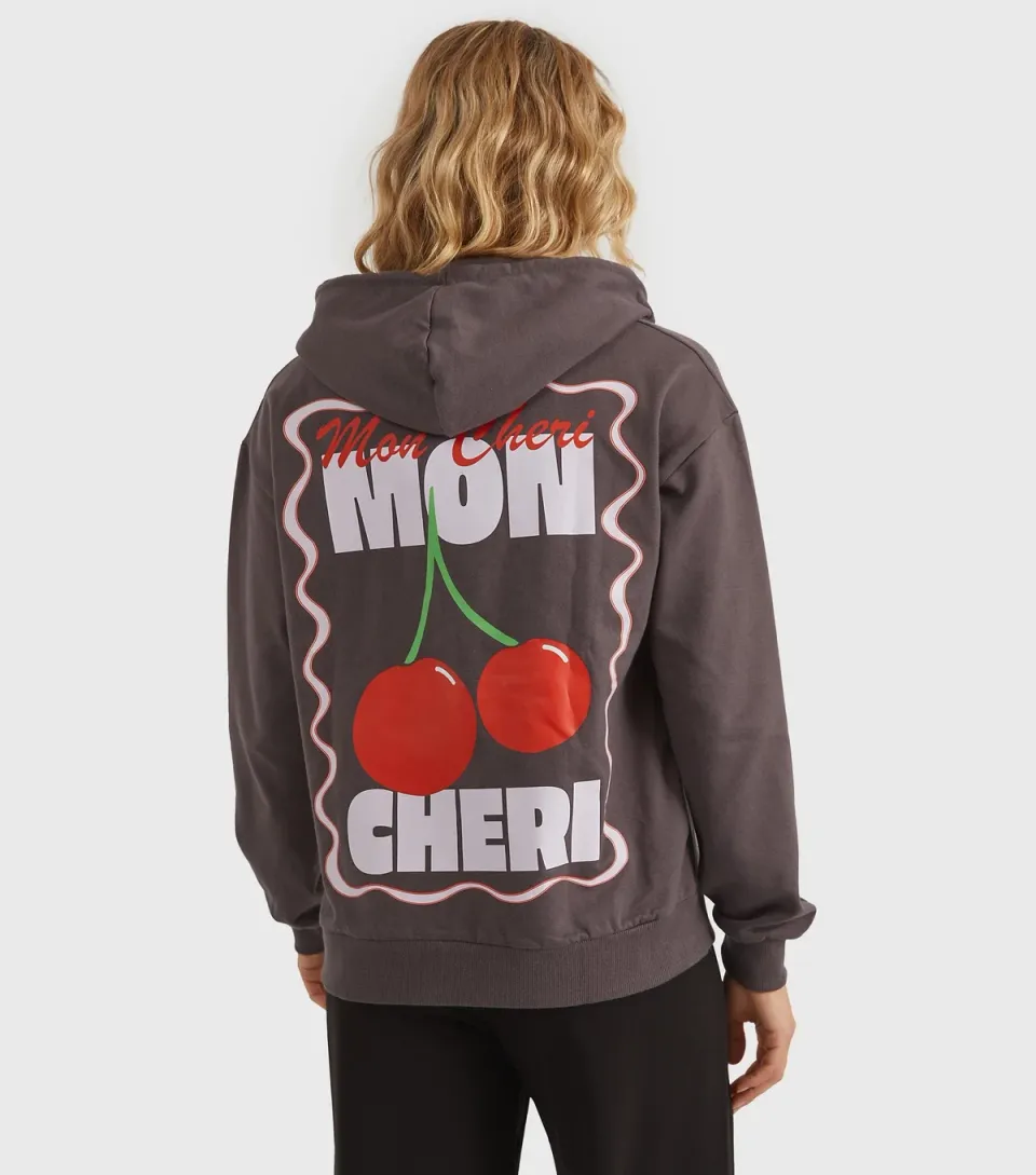 Women's Clothing Dark Grey Mon Cheri Hoodie