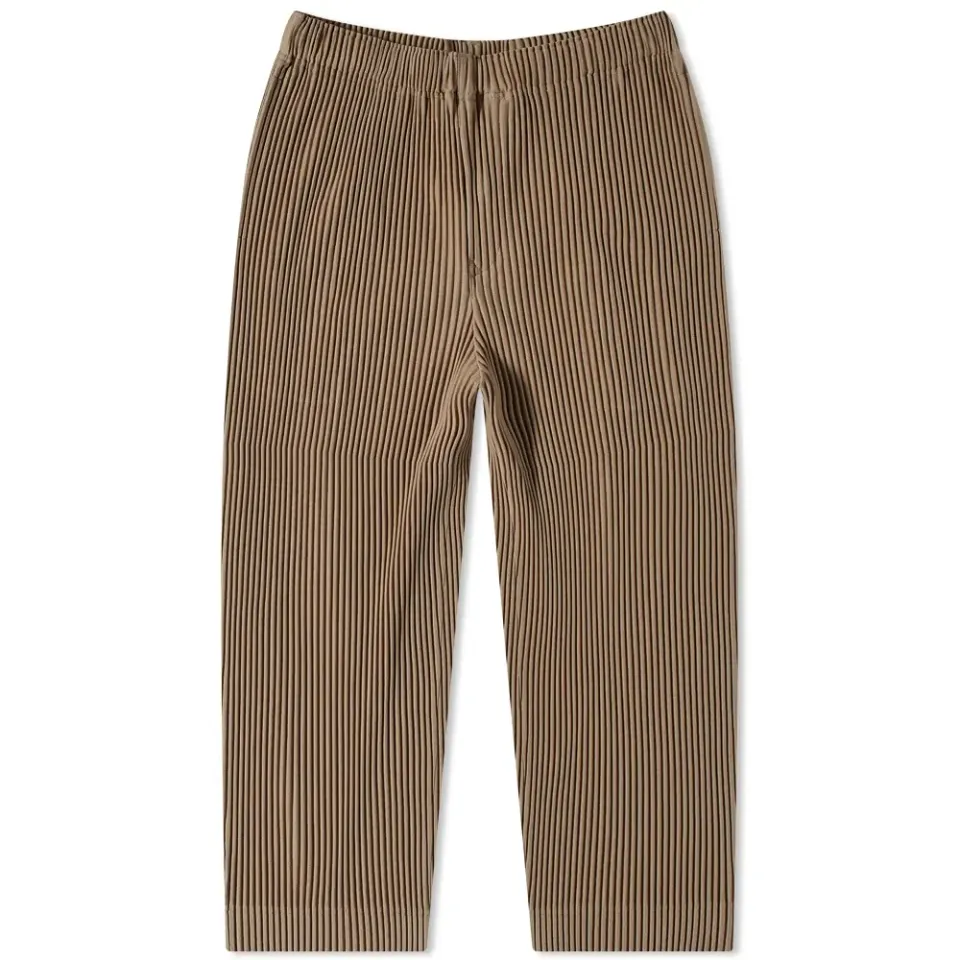 Pleated Cropped Trouser
