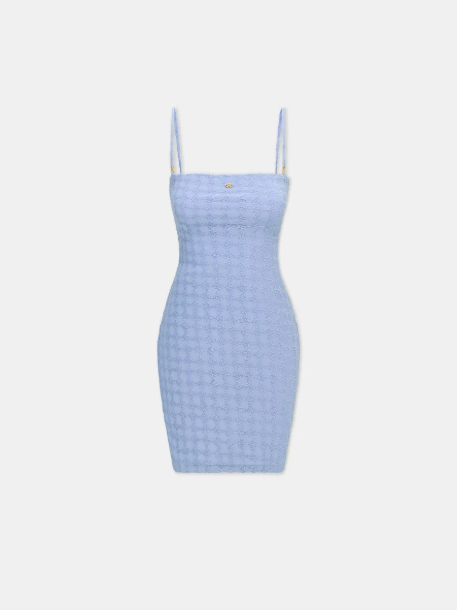 WOMEN - WOMEN'S MA QUAD TOWELING DRESS - Skyline Blue