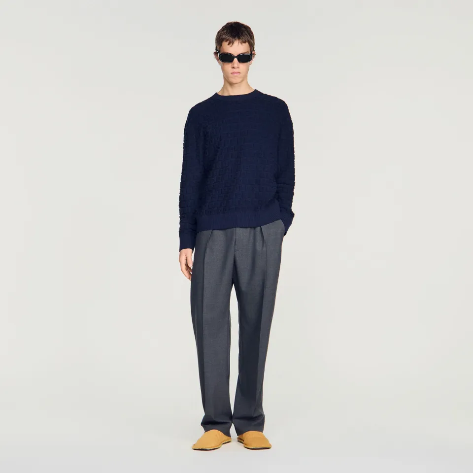Terry knit jumper