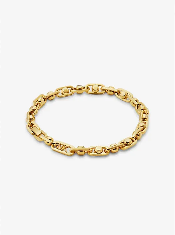 Astor Precious Metal-Plated Brass Link Bracelet