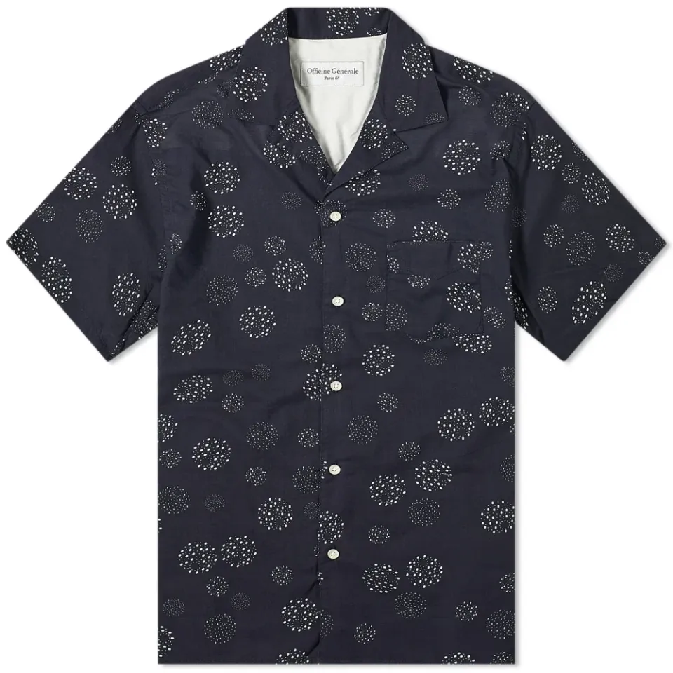 Dario Short Sleeve Dots Print Shirt