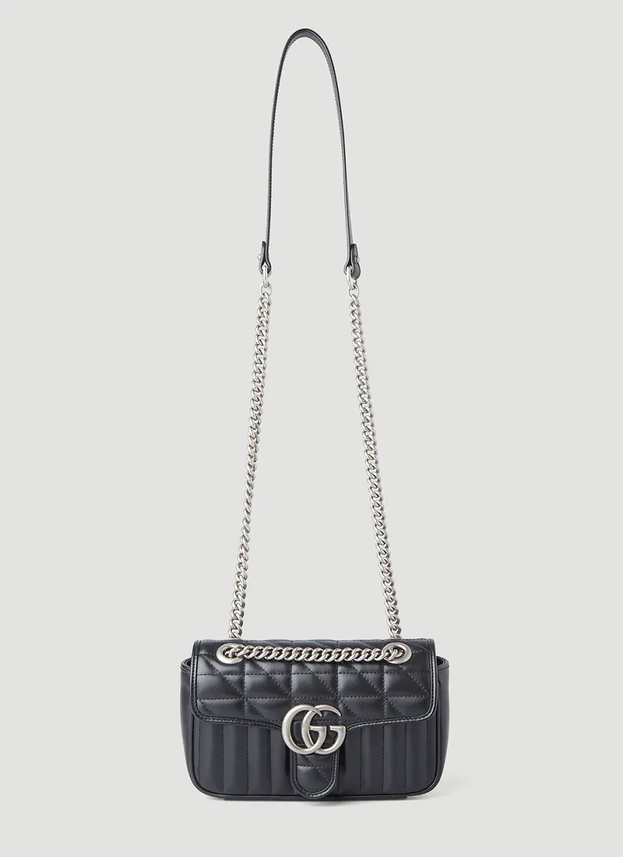 GG Marmont Matelassé Small Shoulder Bag