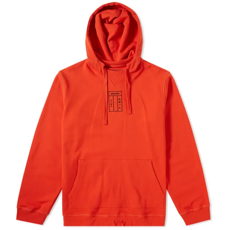 Japanese Embroidered Logo Popover Hoody