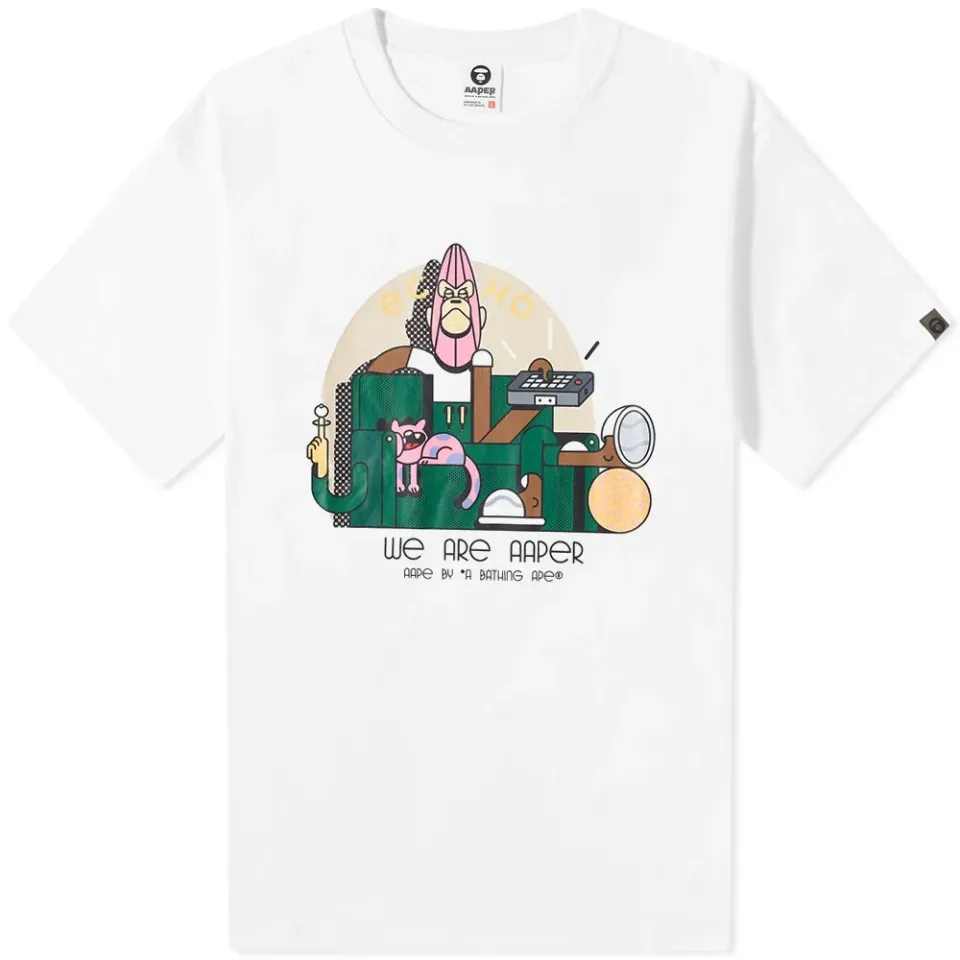 AAPE x Sebastian Schwamm Echo T-Shirt