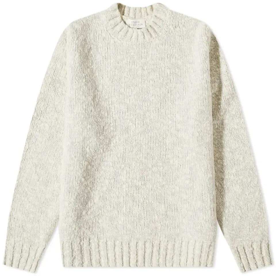 Trinity Boucle Merino Crew Knit