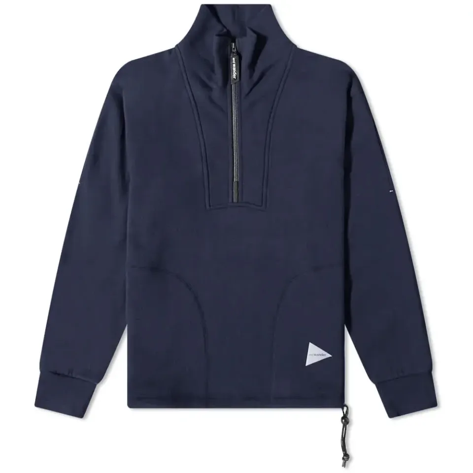 Cotton Wool Half Zip Sweat