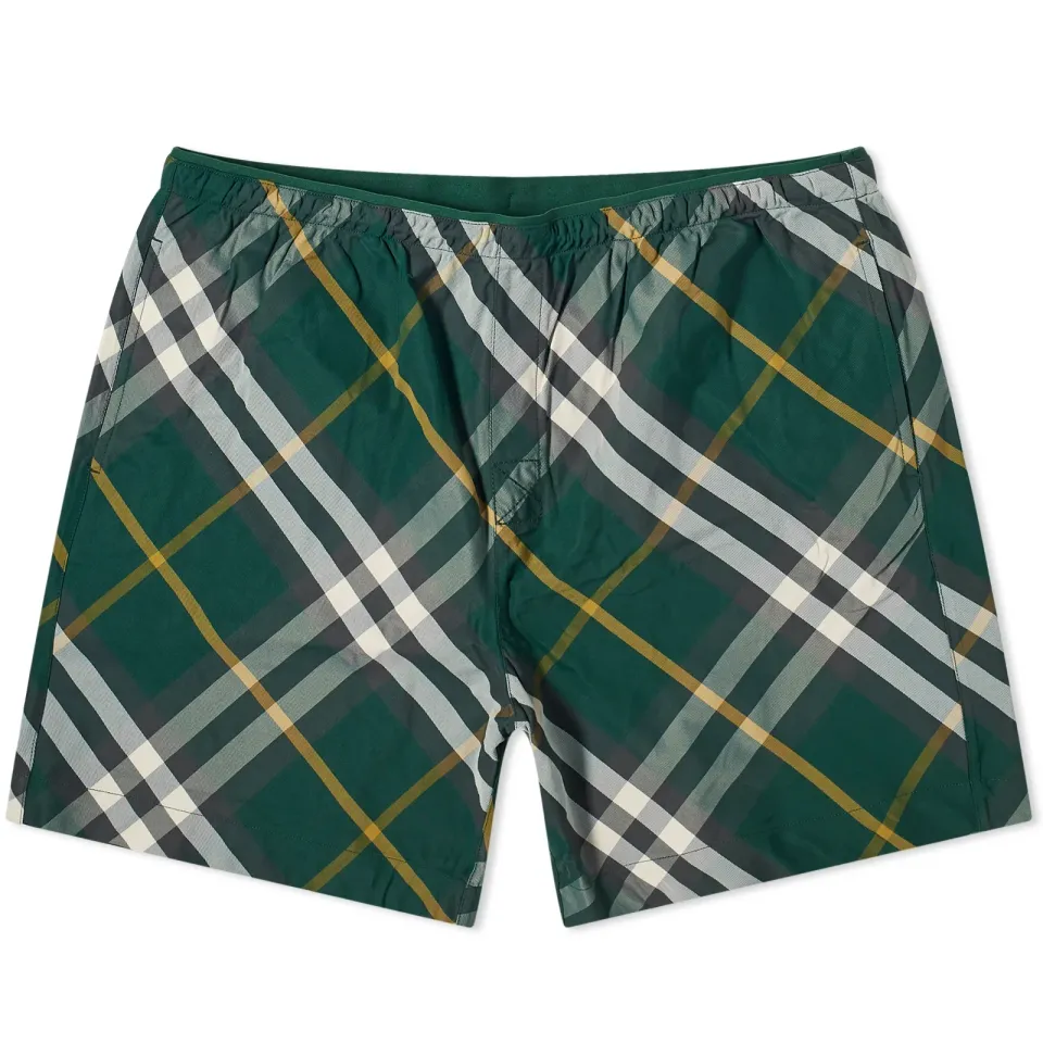 EKD Logo Check Swim Shorts