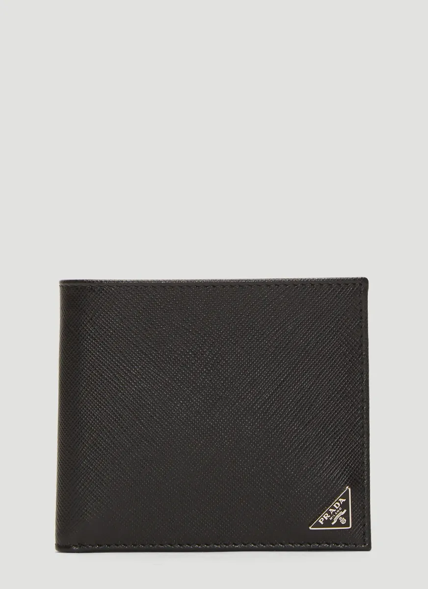 Saffiano Leather Bi-fold Wallet