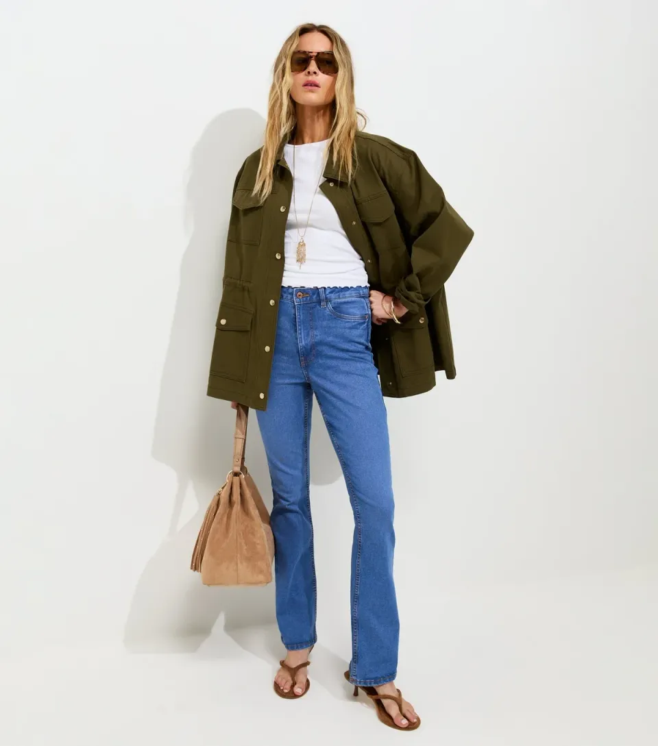 Women's Blue Dee Bootcut Leg Jeans