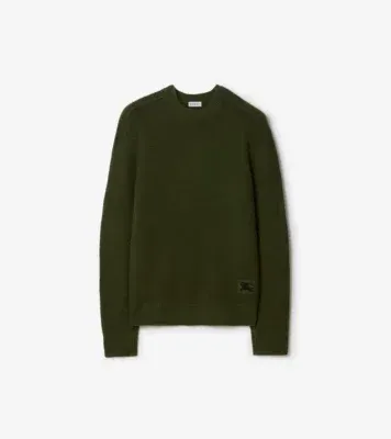 Cashmere Sweater in Tent green