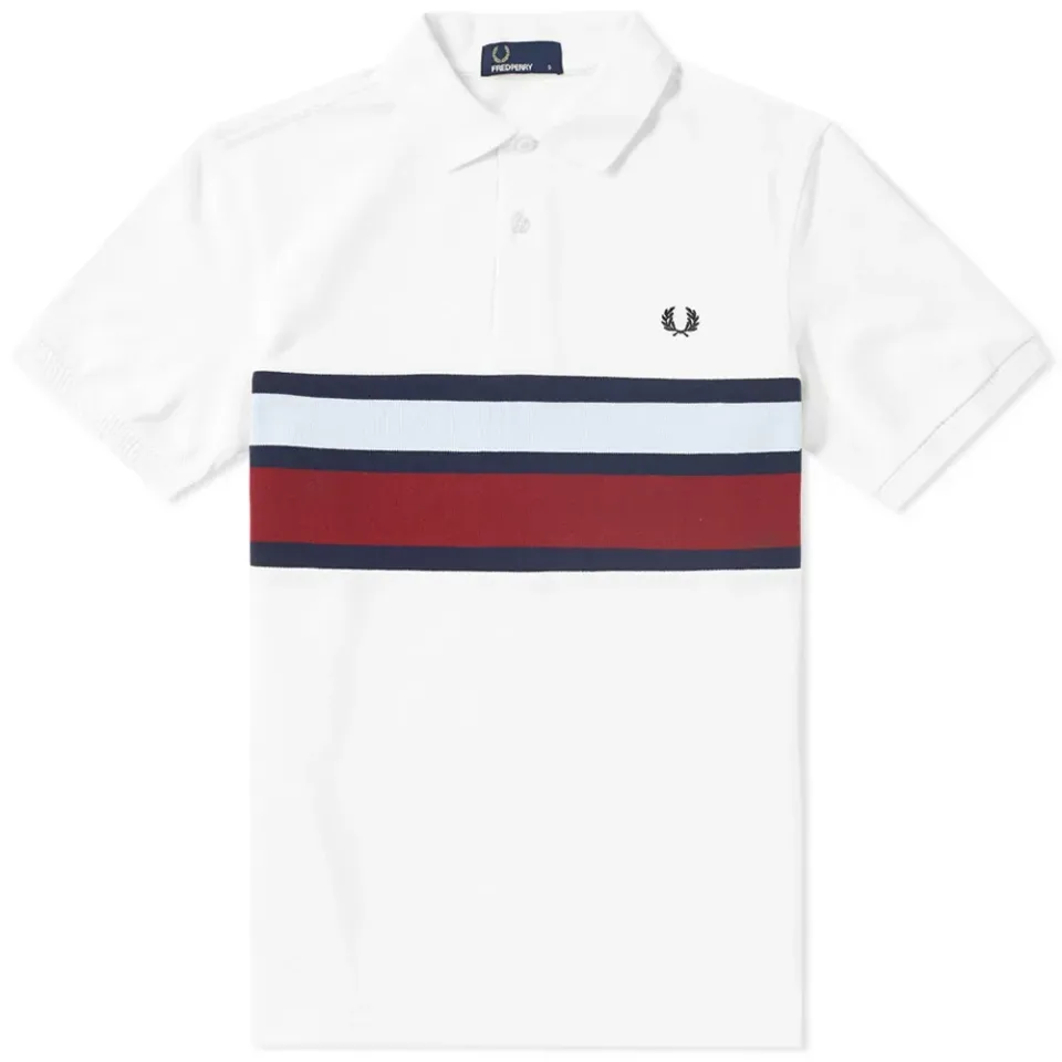 Fred Perry Stripe Panel Polo