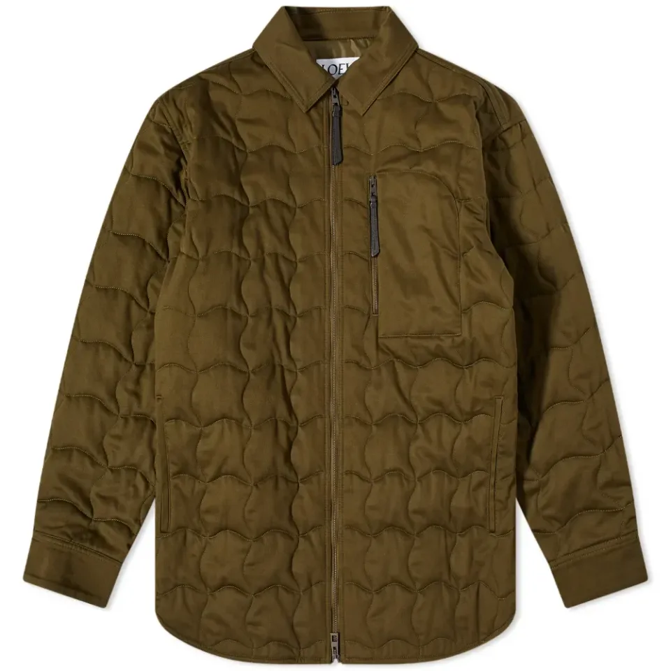 Quilted Zip Overshirt