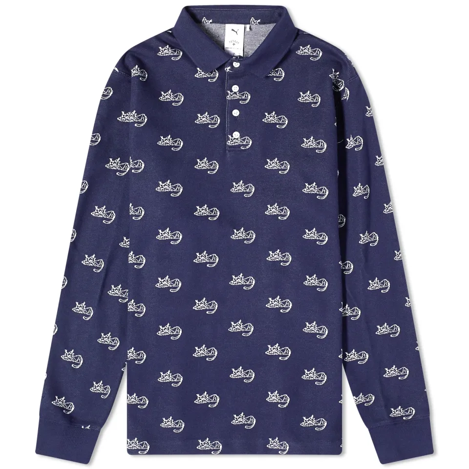 x Noah Jacquard Polo