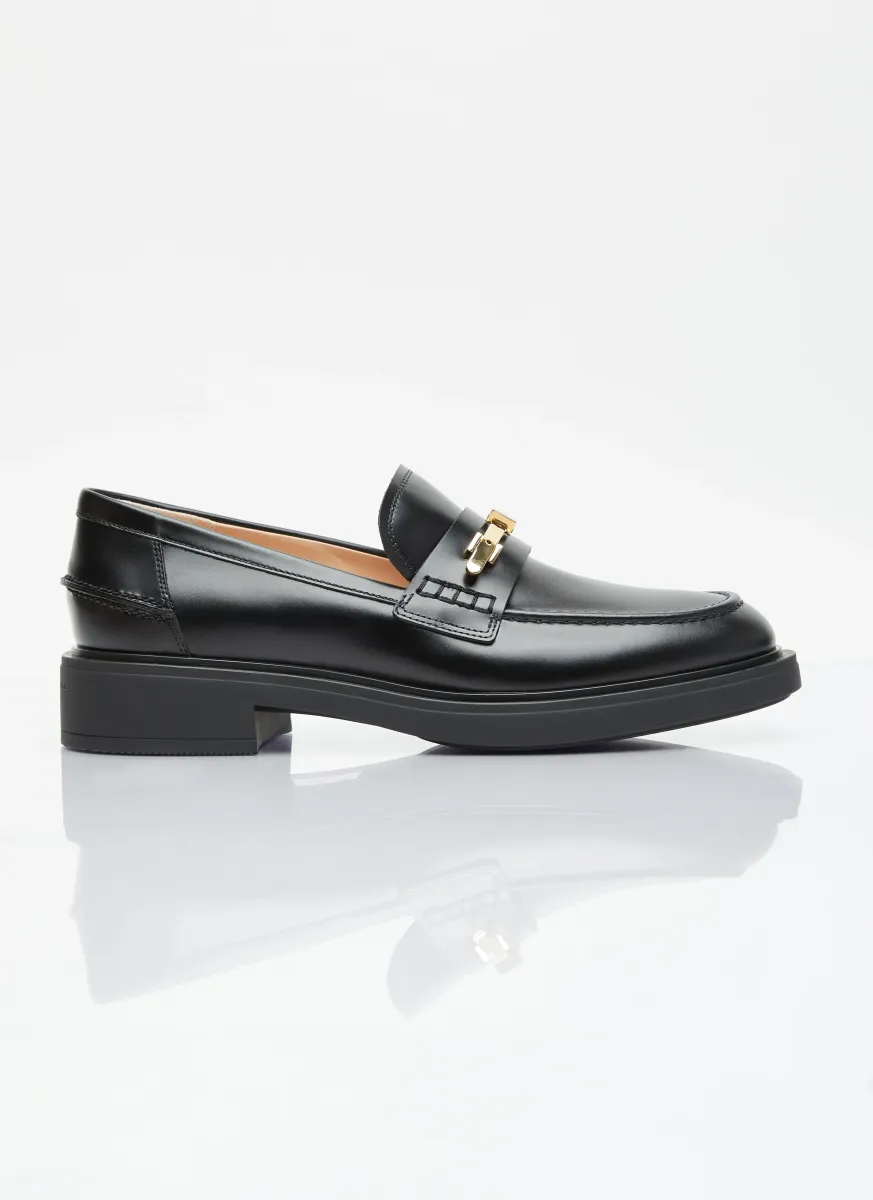 Martine Leather Loafers