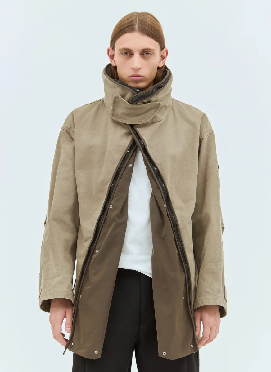 Detachable Warmer Cotton Parka