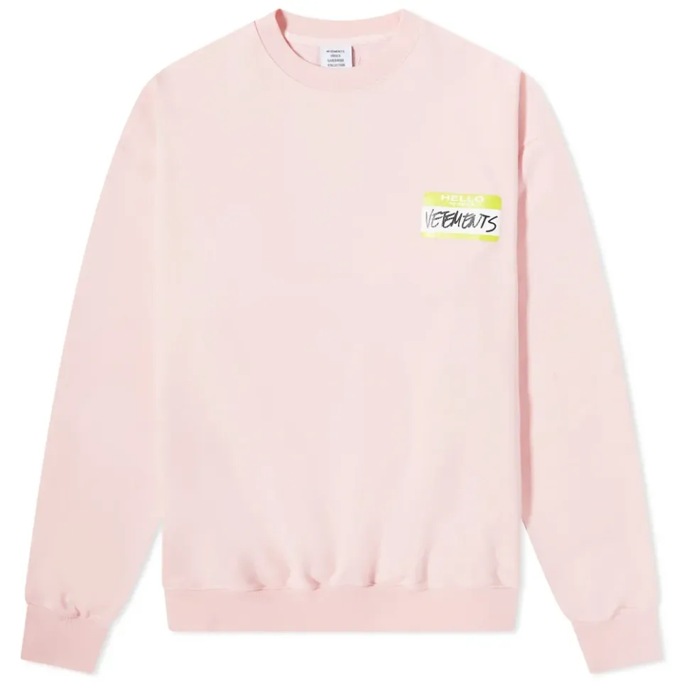My Name Is Vetements Crew Sweat