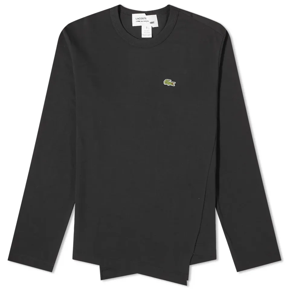 x Lacoste Long Sleeve Asymmetric T-Shirt