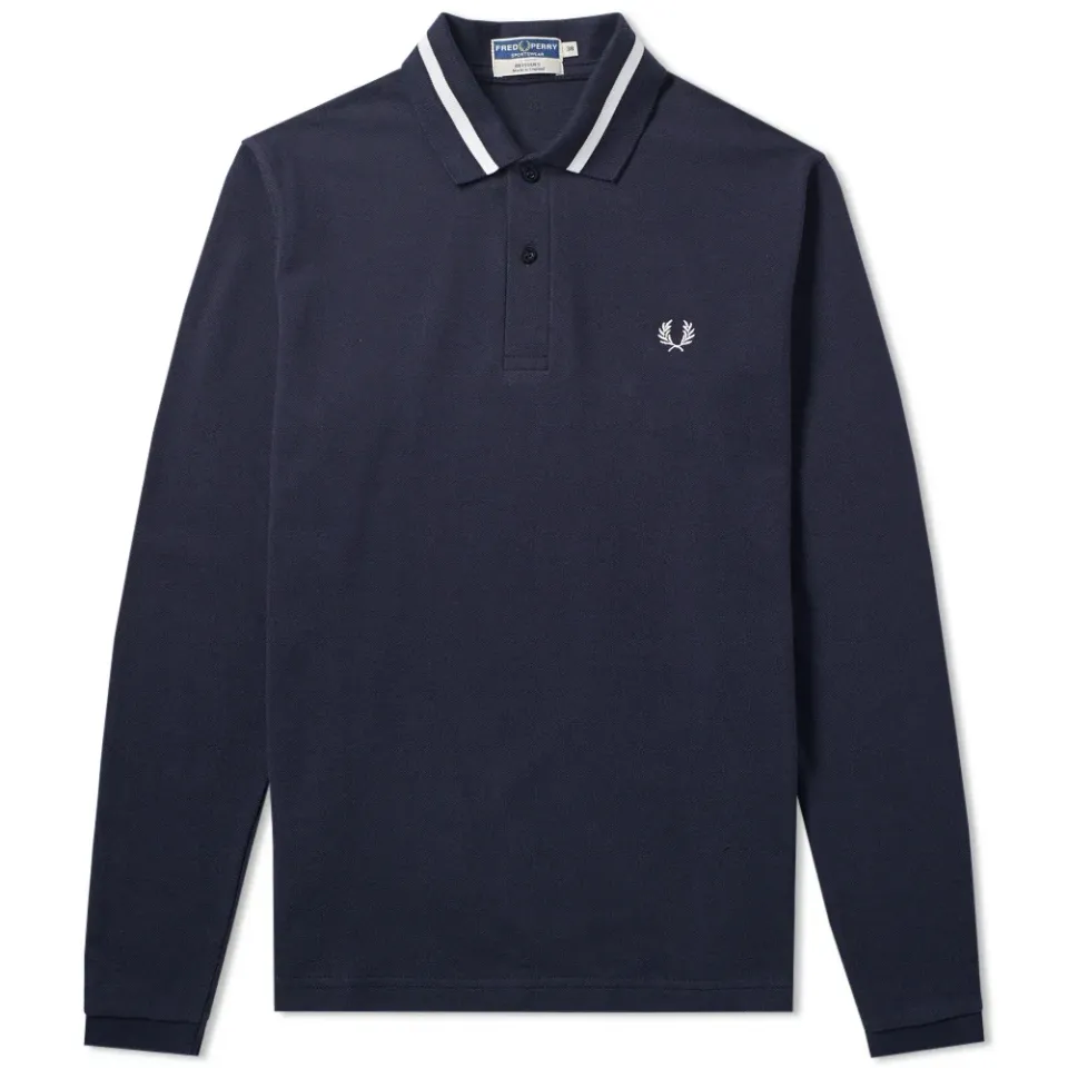 Fred Perry Reissues Long Sleeve Single Tipped Polo