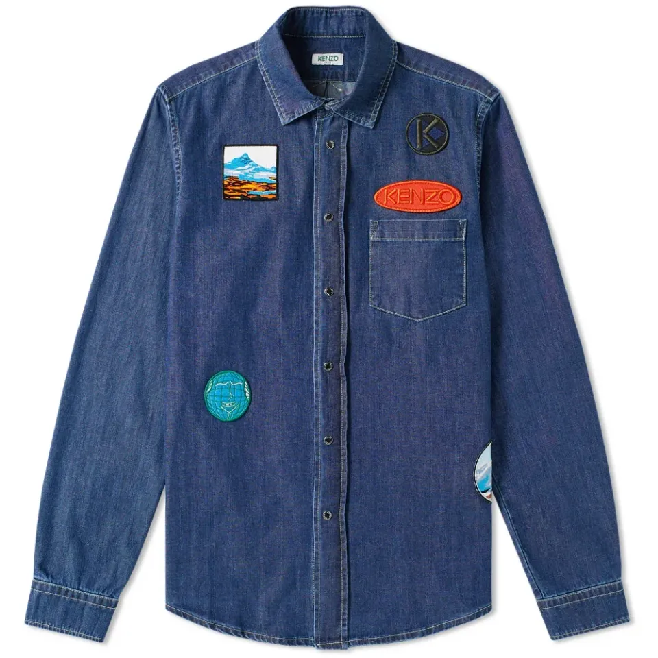 Denim Patch Shirt