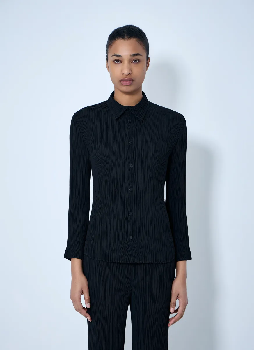Textured Button-Down Shirt