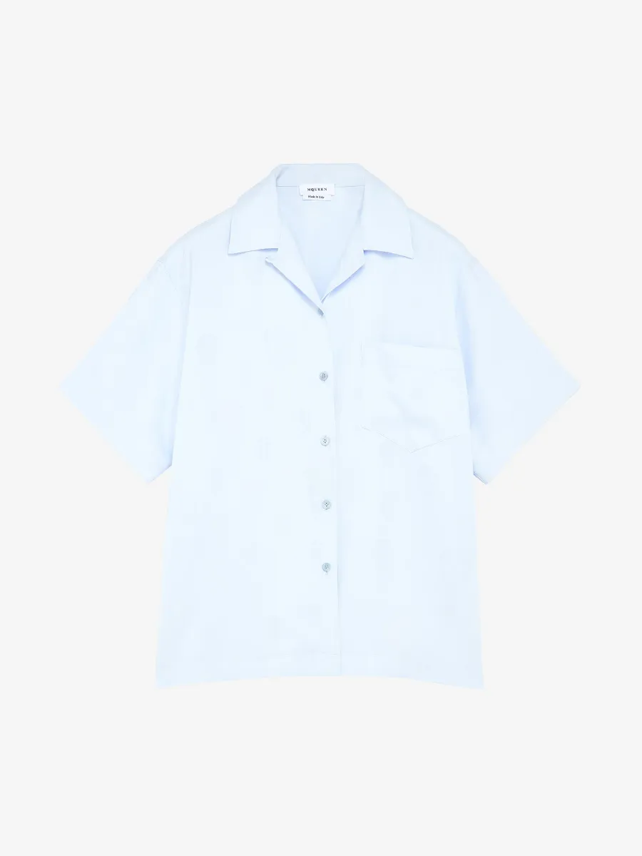 Skull Jacquard Pyjama Shirt