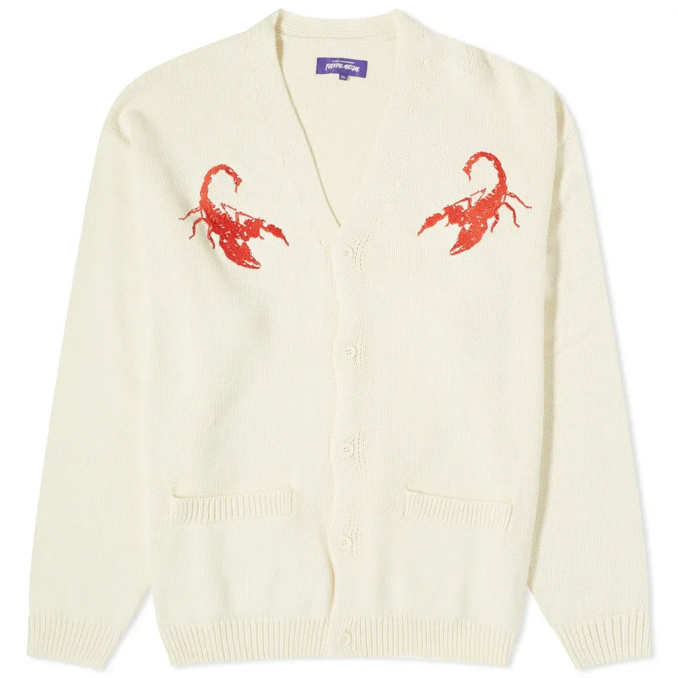 Embroidered Scorpion Cardigan