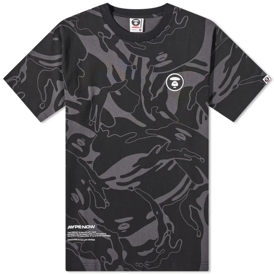 AAPE Now Camo Badge T-Shirt