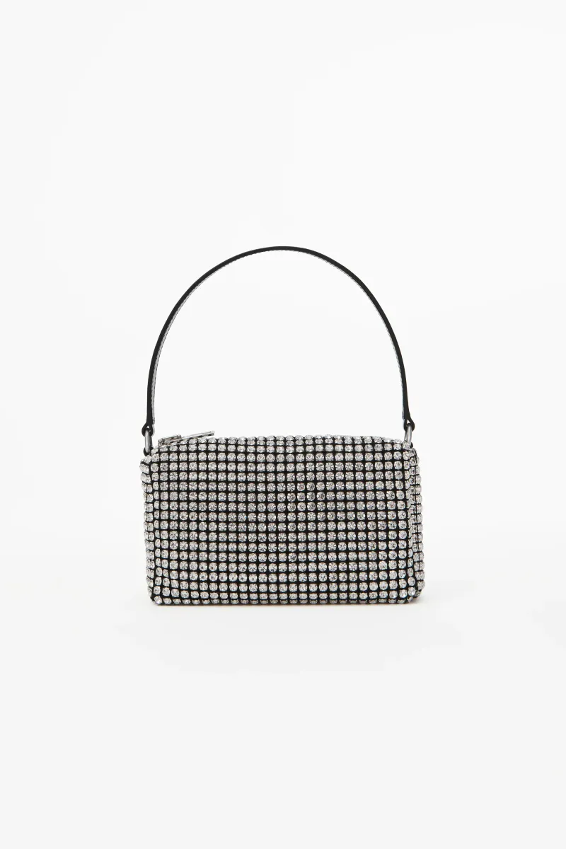 HEIRESS POUCH IN CRYSTAL HOTFIX MESH