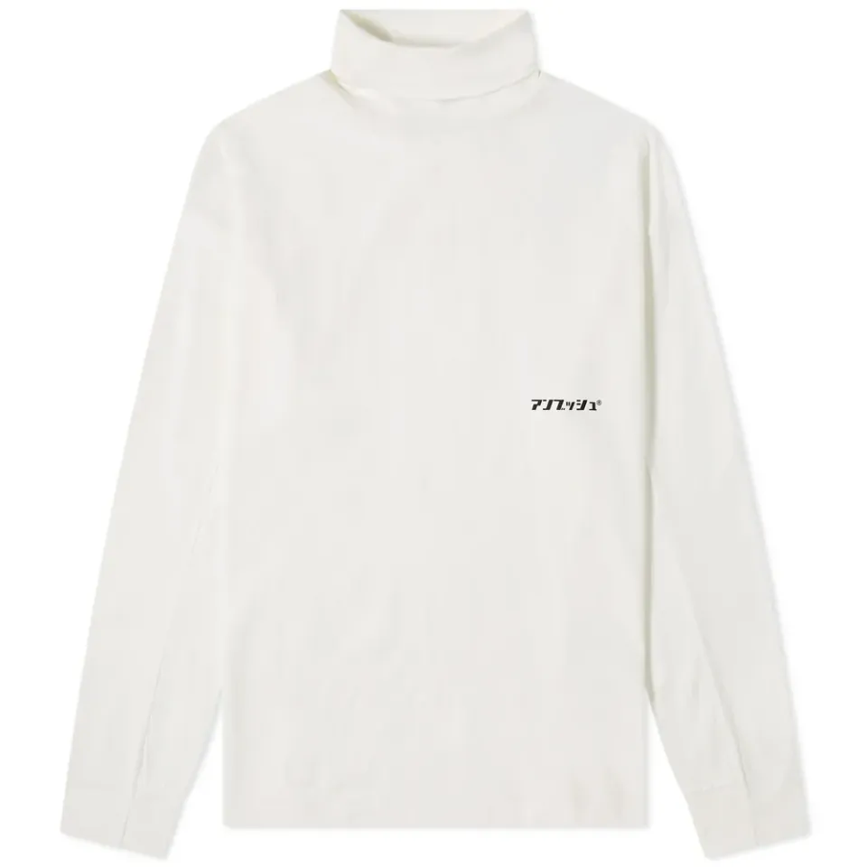 Long Sleeve Logo Turtle Neck T-Shirt