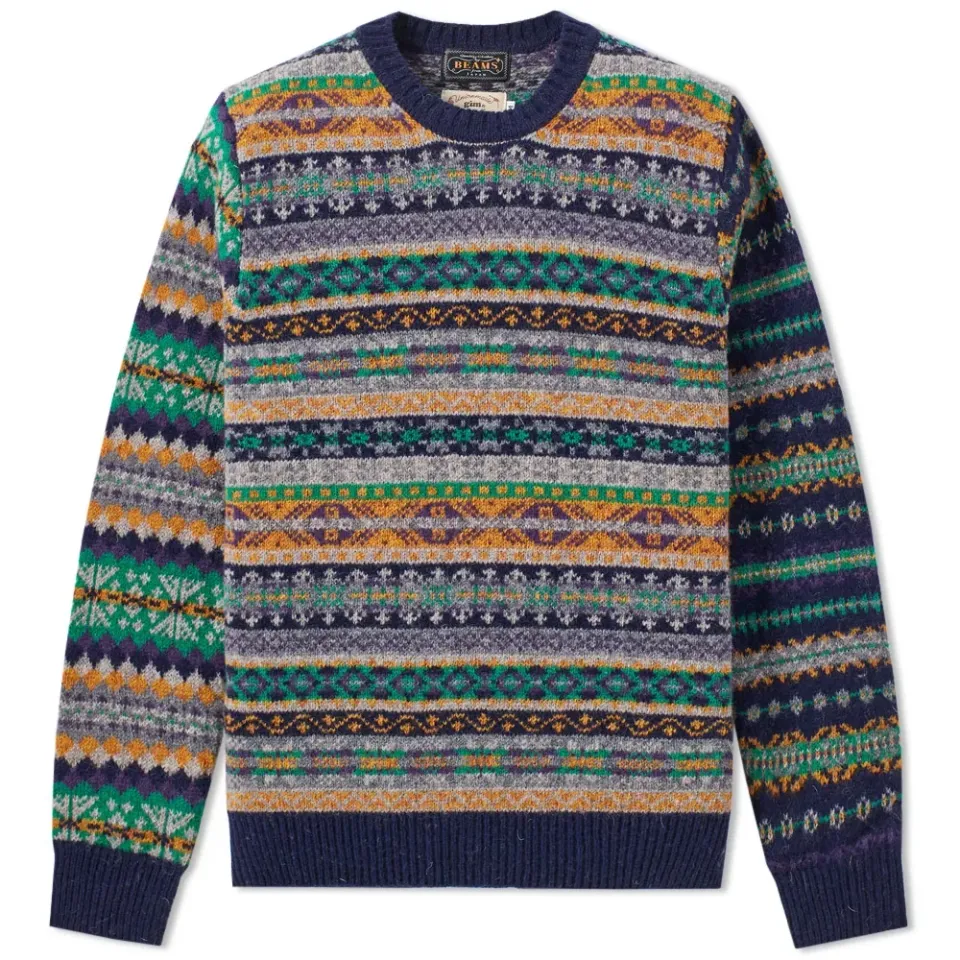 Fair Isle Crew Knit