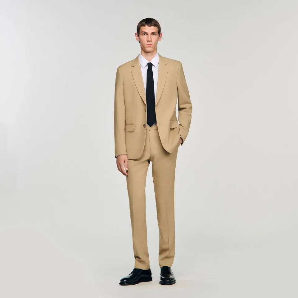 Wool suit jacket