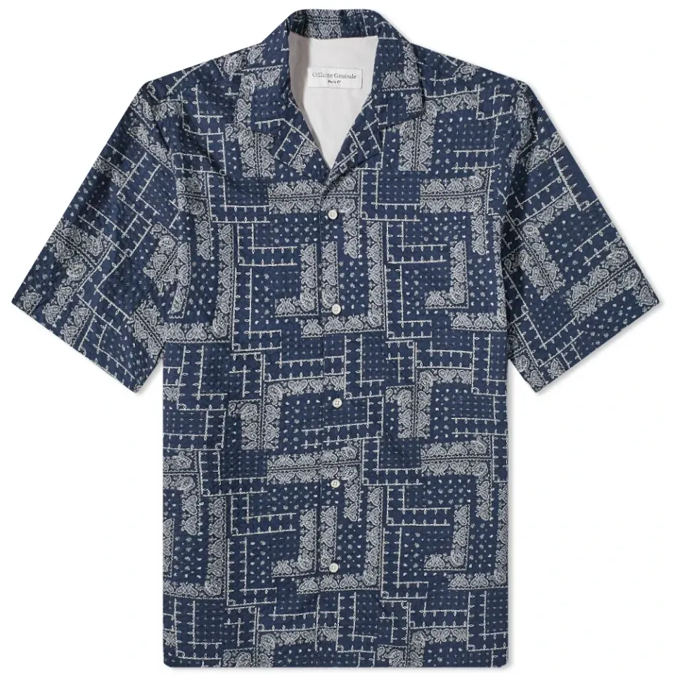 Eren Short Sleeve Seersucker Shirt