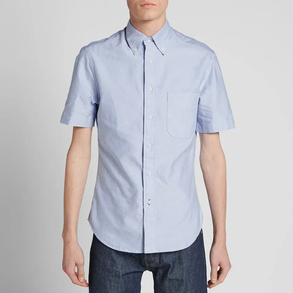 Button Down Short Sleeve Oxford Shirt