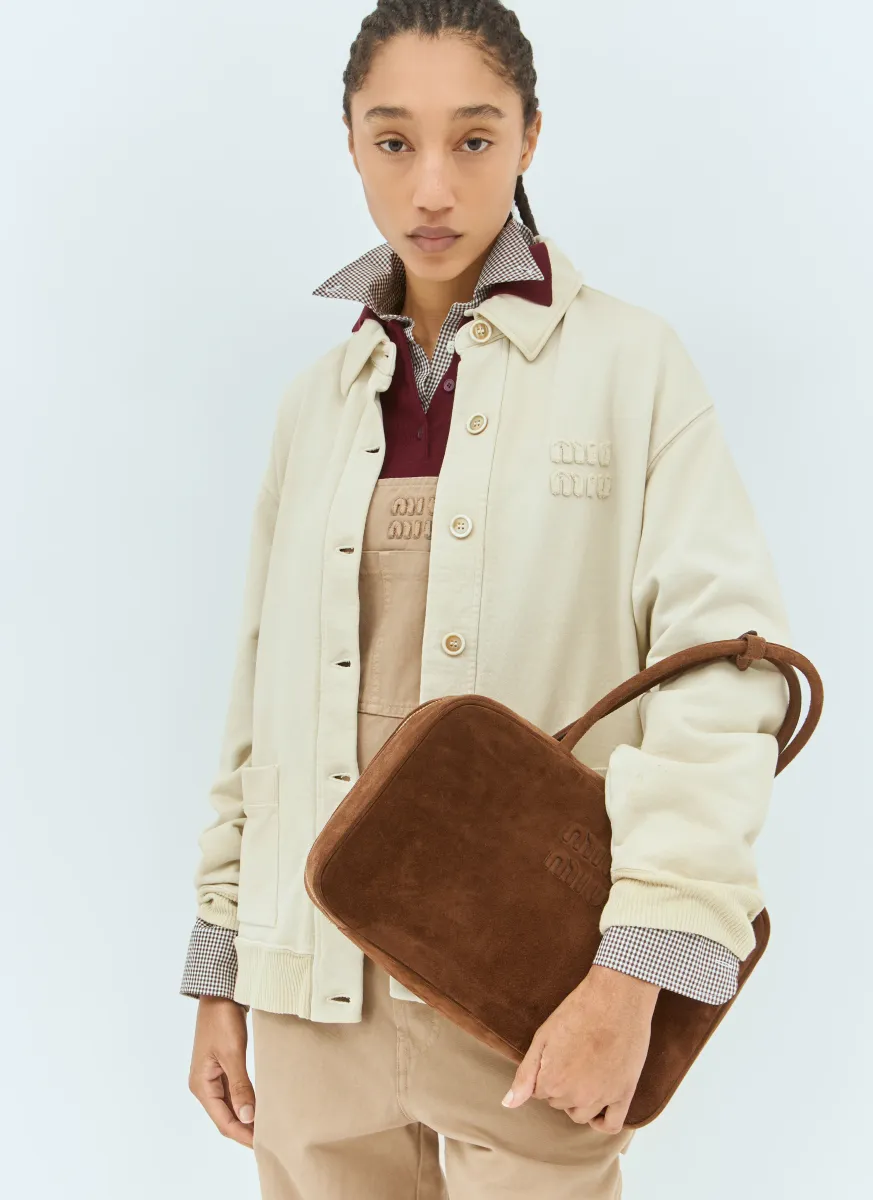 Beau Suede Handbag