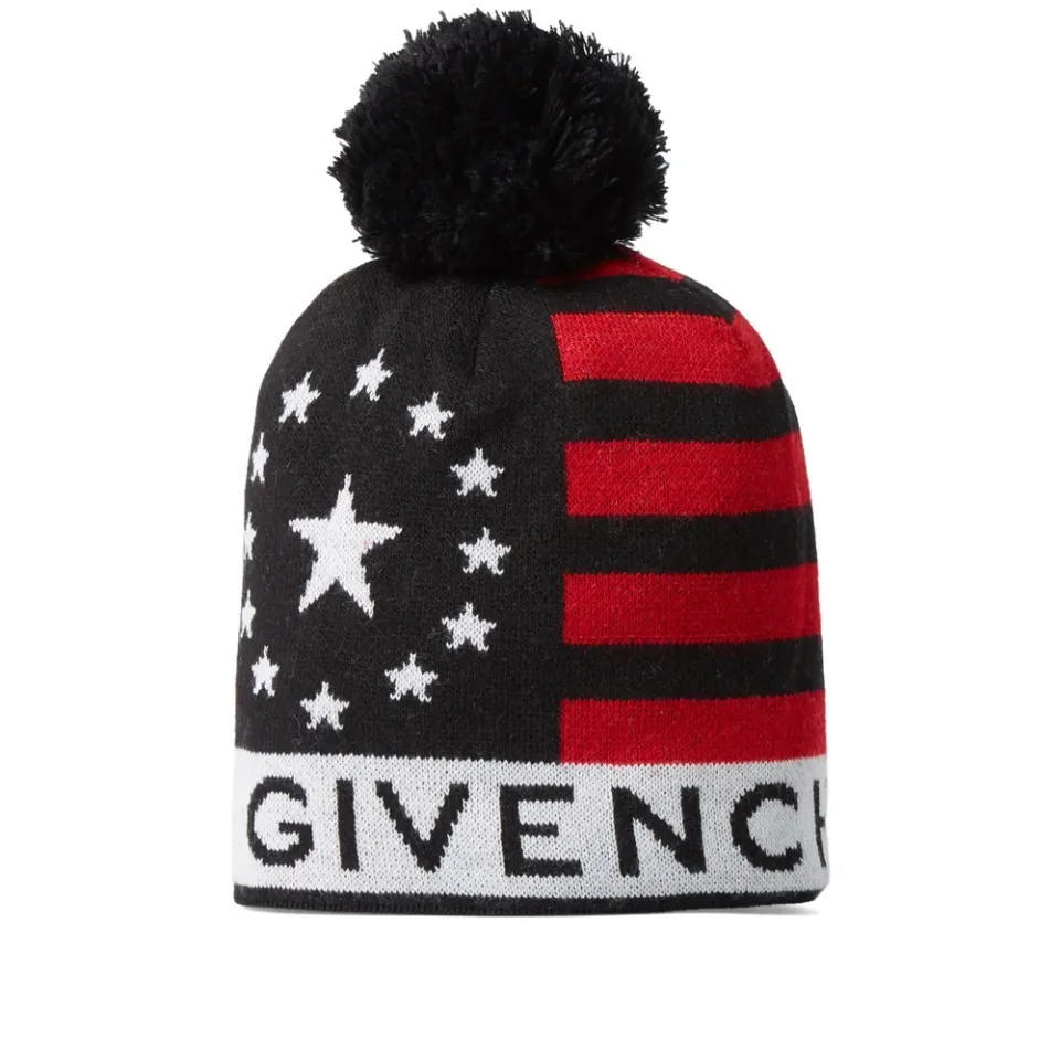 USA Knitted Bobble Hat